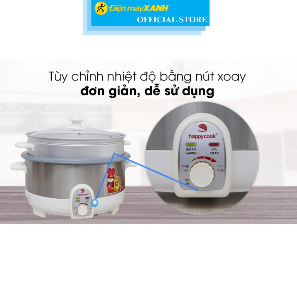 Nồi lẩu điện Happycook HCHP-350ST 3.5 lít - Hàng Chính Hãng