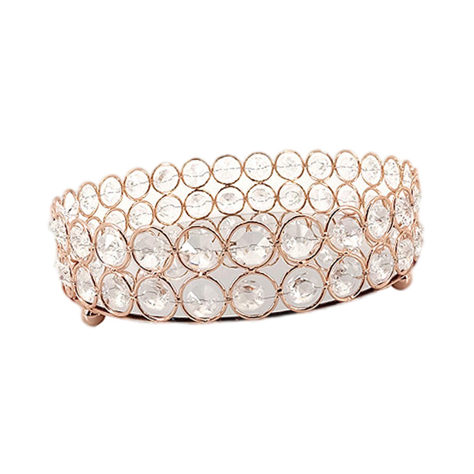 Mirror Vanity Tray Dresser Display Organizers Serving Tray