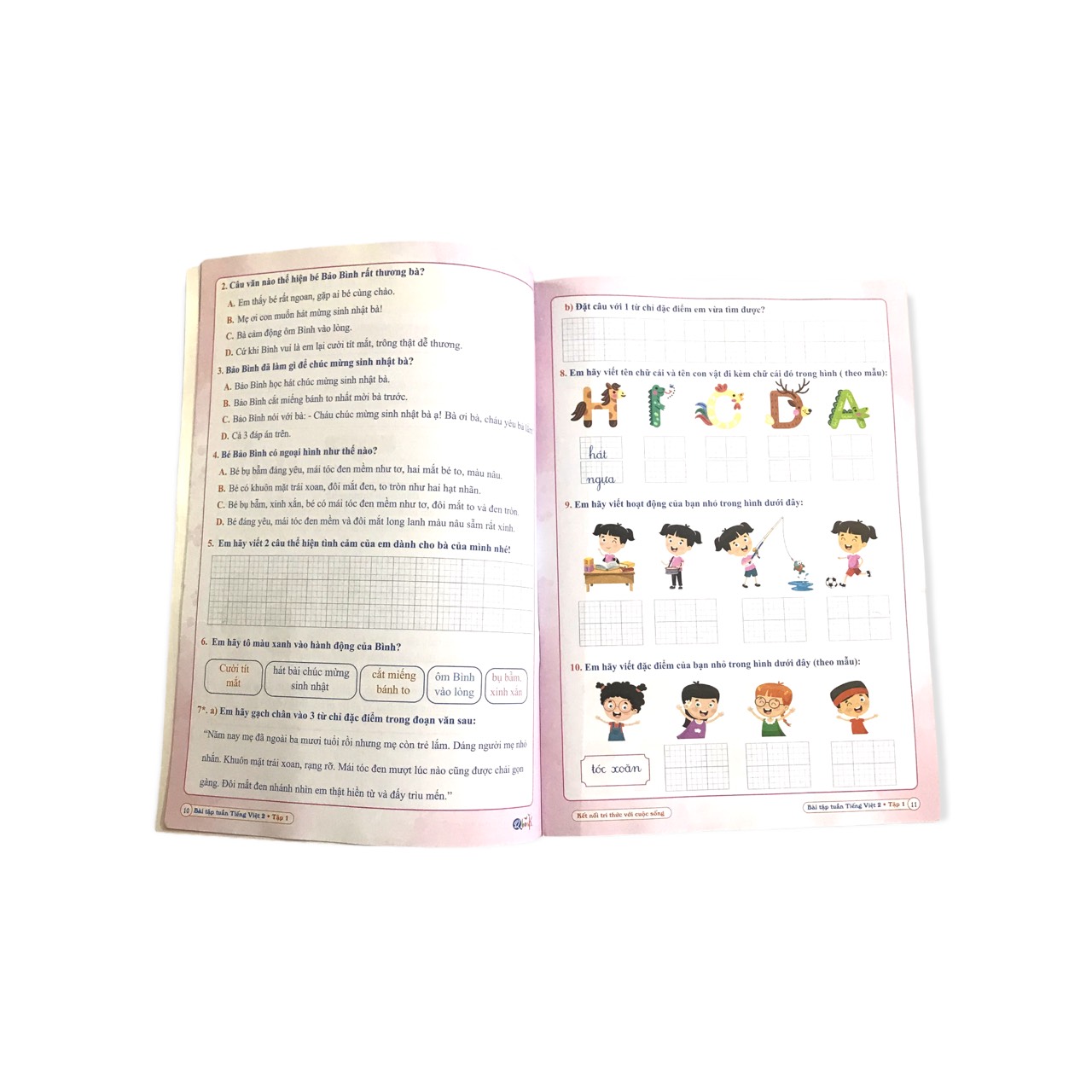 Bài tập tuần tiếng việt 2/1 - kết nối