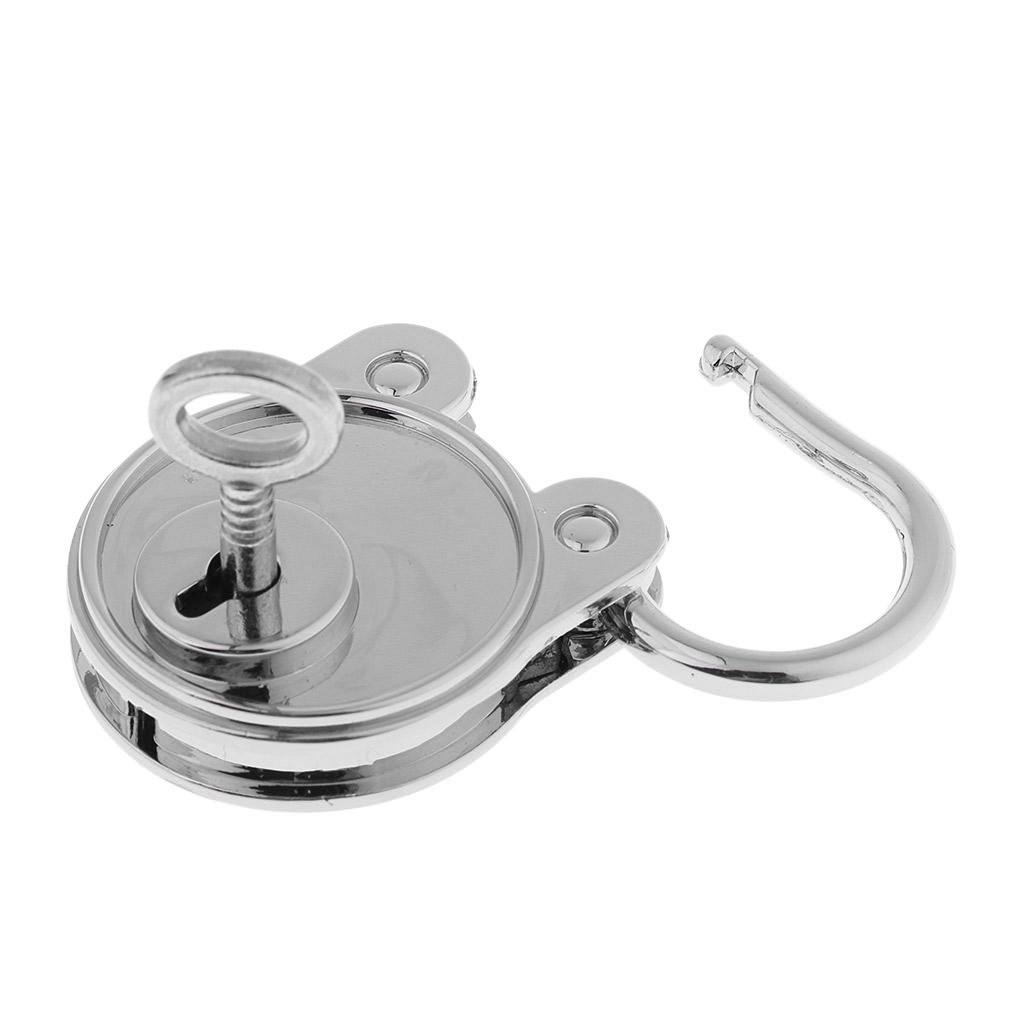 Vintage Cổ Mini Hình Gấu Khóa Móc Treo Chìa Khóa cho Túi Bạc