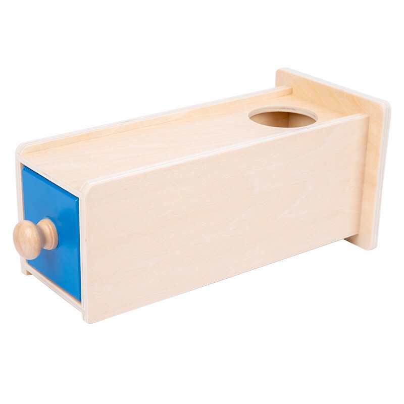 Giáo cụ Montessori cho bé 0-3 tuổi. Hộp thả bóng dài