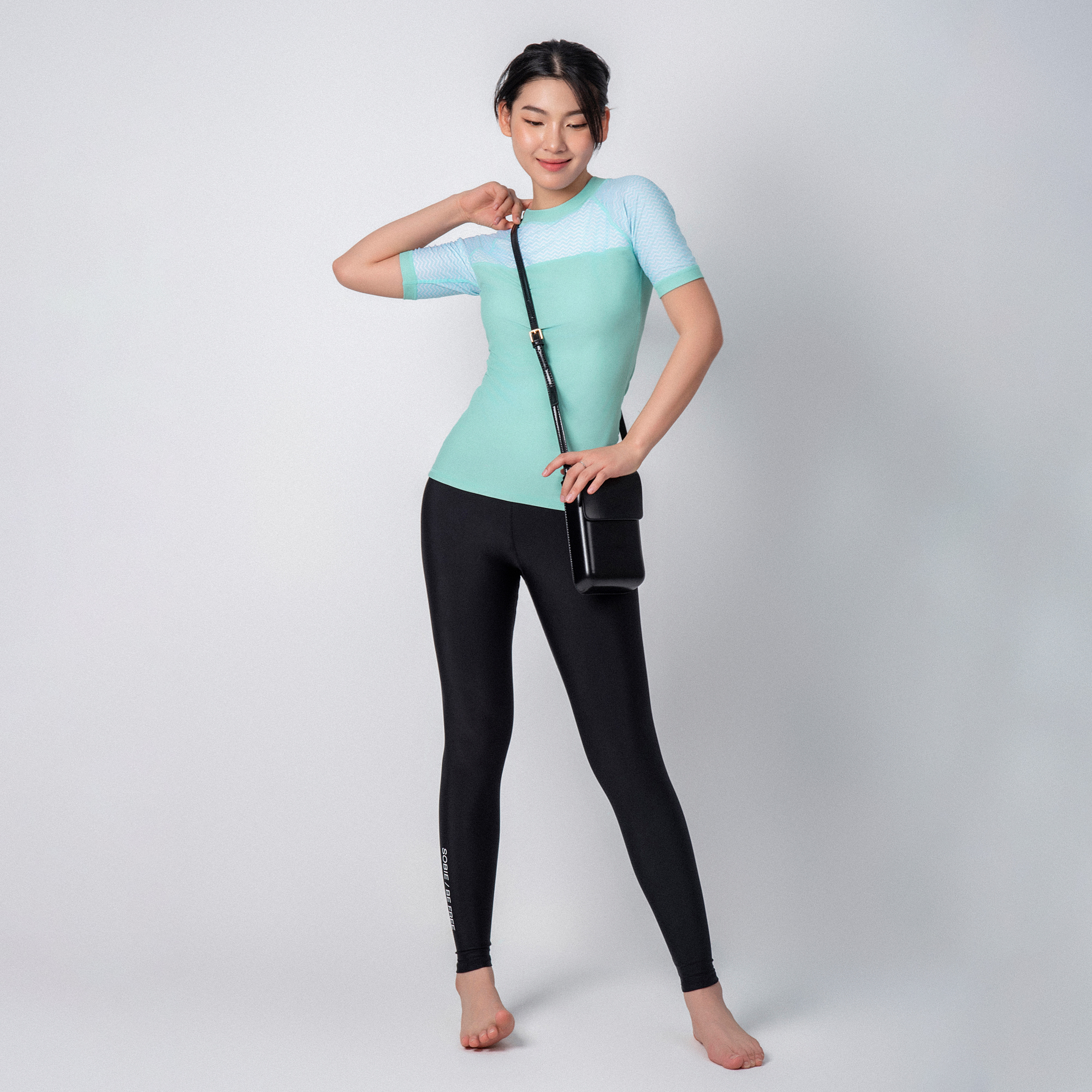 Destiny Clara Áo bơi nữ tay ngắn SOBIE
