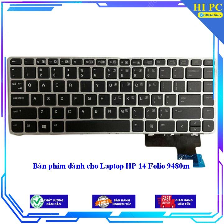 Bàn phím dành cho Laptop HP 14 Folio 9480m - Hàng Nhập Khẩu
