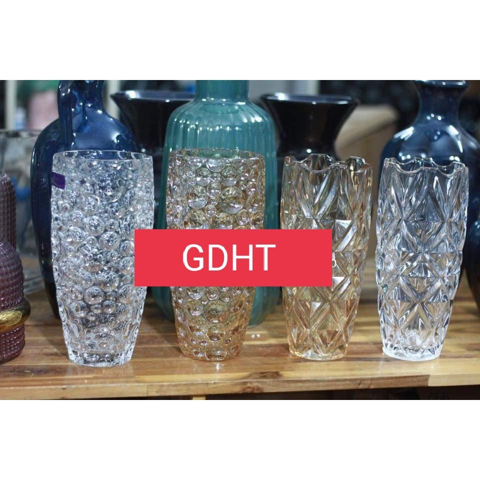 Bình lọ hoa thủy tinh tổ ong 30cm