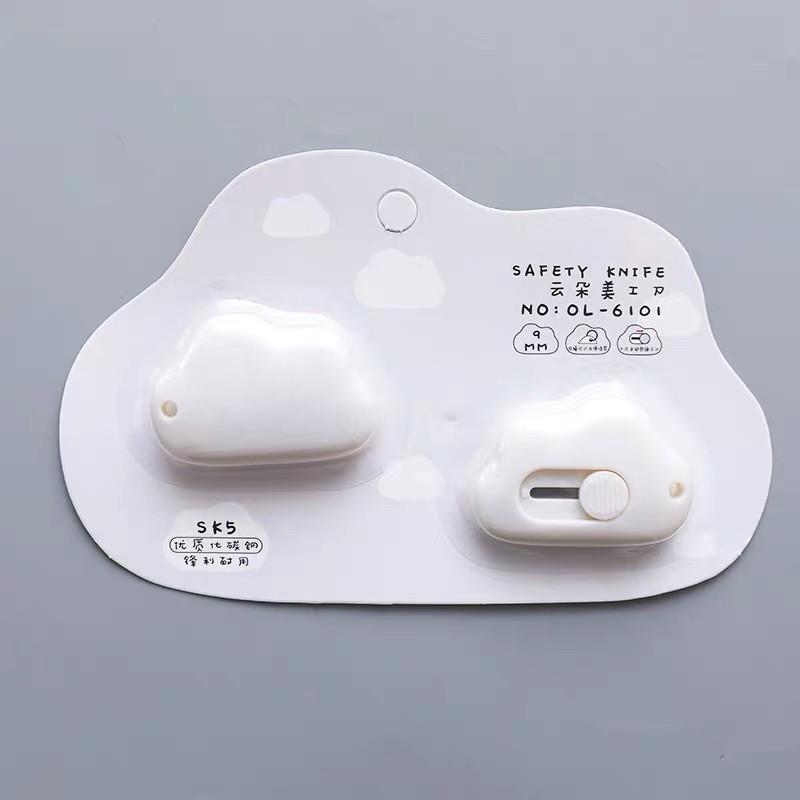Dao rọc giấy hình đám mây/chân mèo dễ thương
