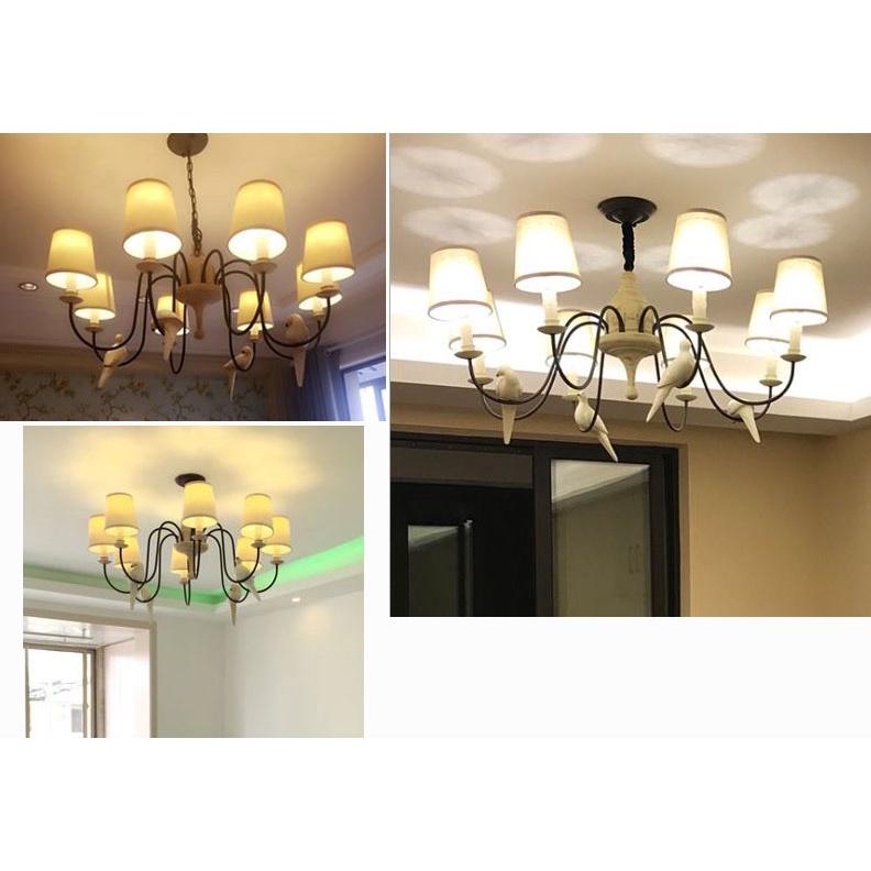 Đèn chùm KARSE 8 tay hiện đại, cao cấp trang trí nhà cửa sang trọng, đẳng cấp .