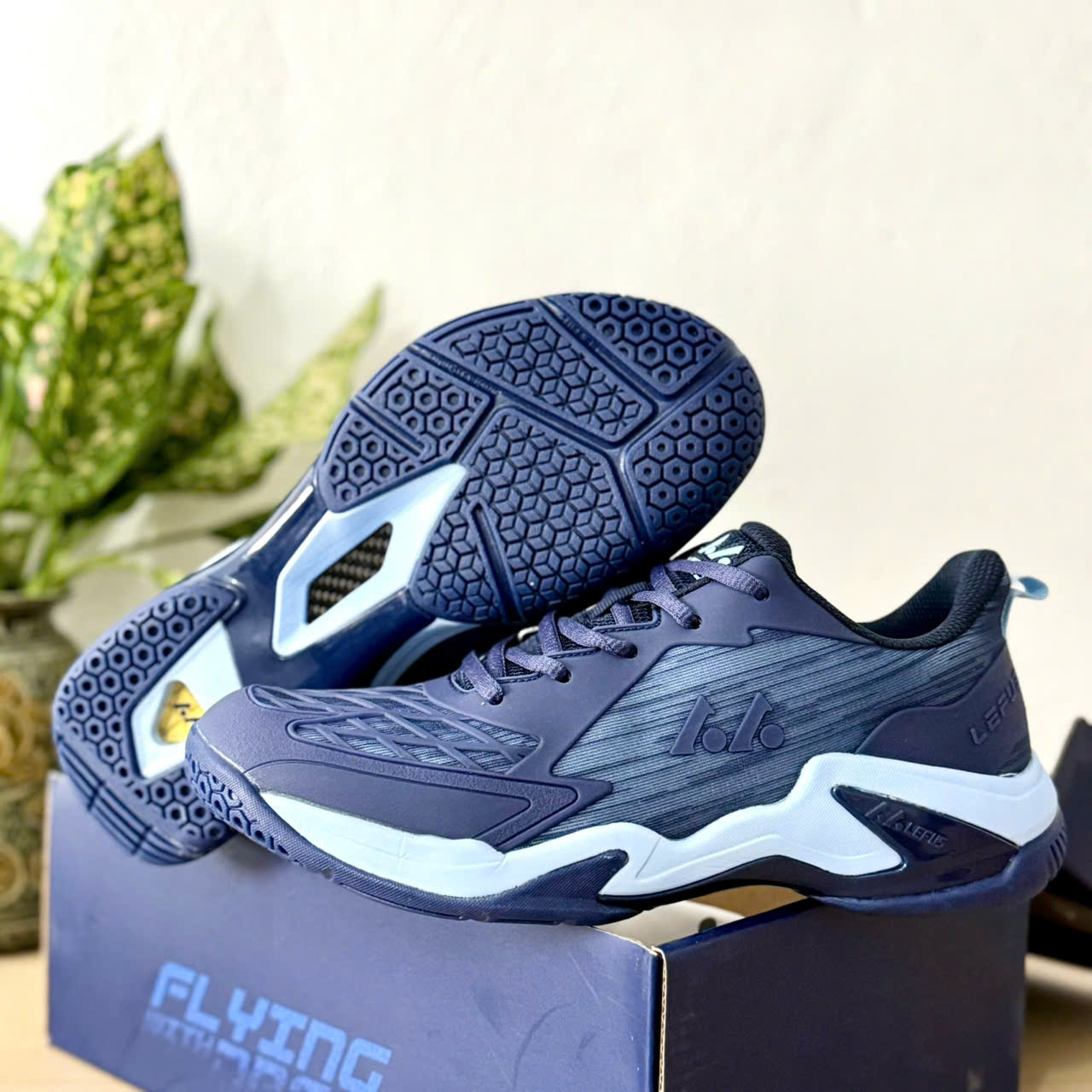 Giày cầu lông, giày pickleball Lefus L038 - đế kếp 2 lớp siêu bền, siêu nhẹ đủ size 36-44