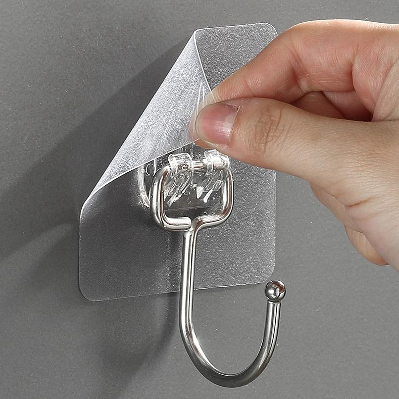 Móc Treo Đồ Dán Tường Siêu Dính, Siêu Chịu Lực  - Móc Treo Quần Áo, Đồ Nhà Tắm, Nhà Bếp