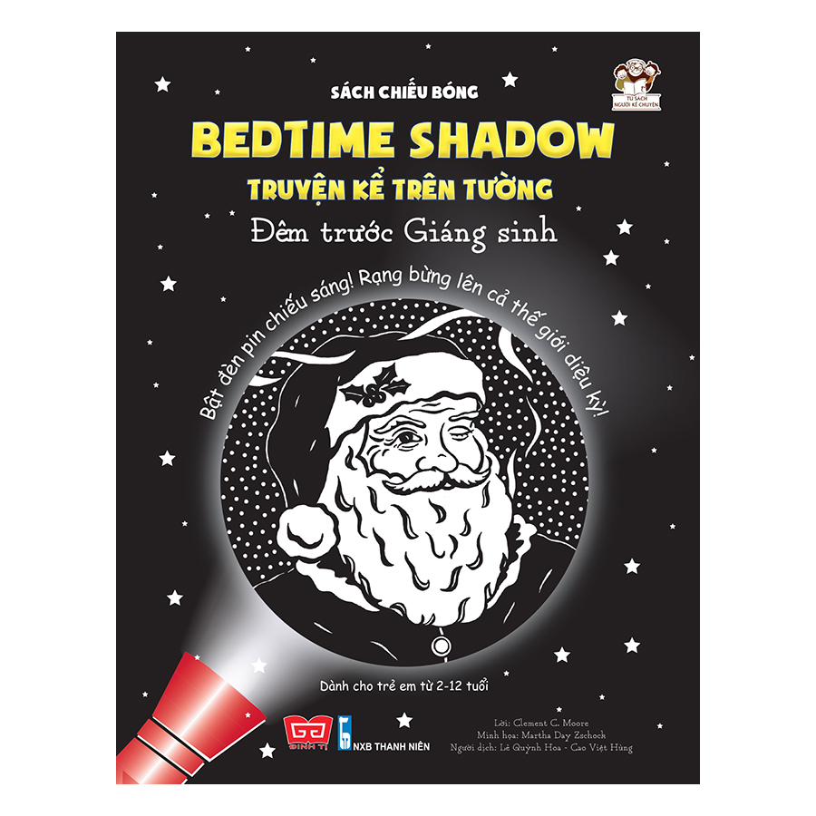 Combo Sách Chiếu Bóng - Bedtime Shadow - Truyện Kể Trên Tường (Tặng Kèm Đèn Pin)