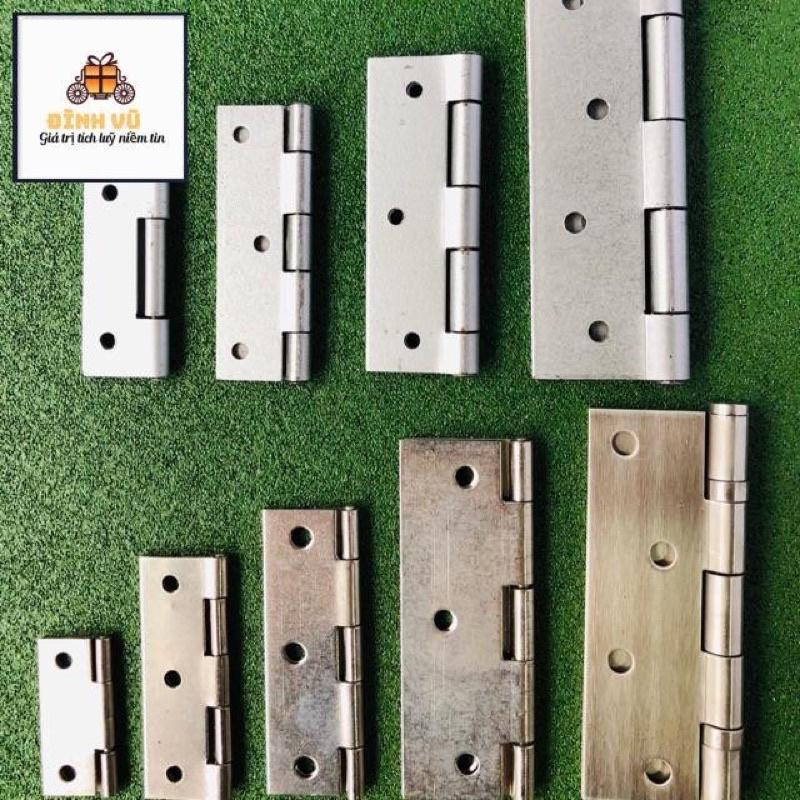 Bản lề lá inox 37mm-90mm, bản lề sắt 37mm- 97mm