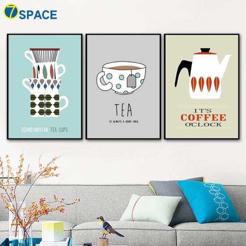 Tranh canvas bộ 3 bức hiện đại