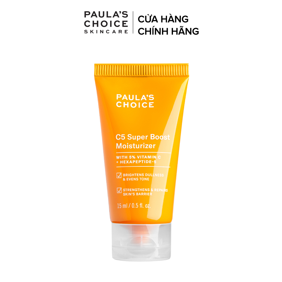 Kem dưỡng ẩm Vitamin C làm sáng da và tăng sinh collagen Paula's Choice C5 Super Boost Moisturizer 15ml 2907