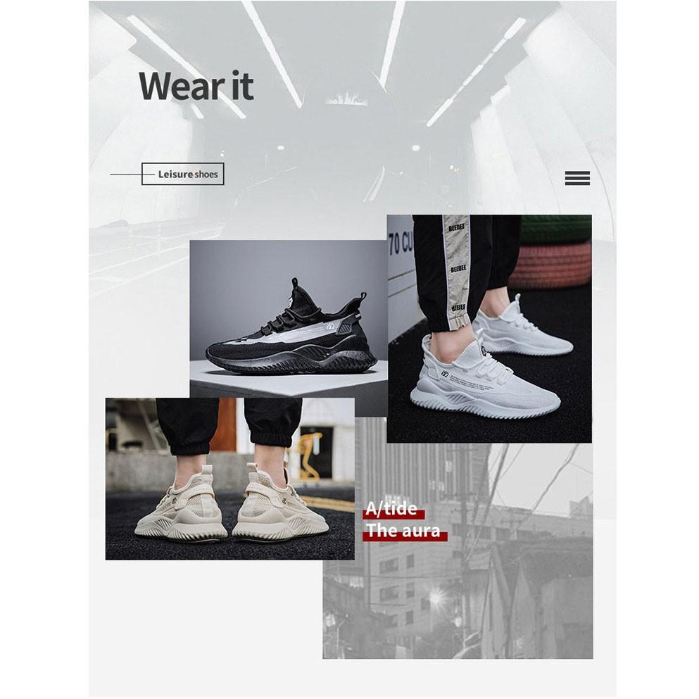 Giày sneaker nam trắng GN779 shop Gấu Nâu chuyên giày nam đẹp