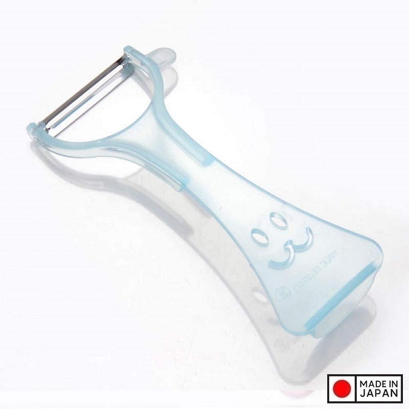 Dụng cụ gọt vỏ trái cây lưỡi bằng thép sắc bén Echo Rappy Peeler - Hàng nội địa Nhật Bản | Made in Japan