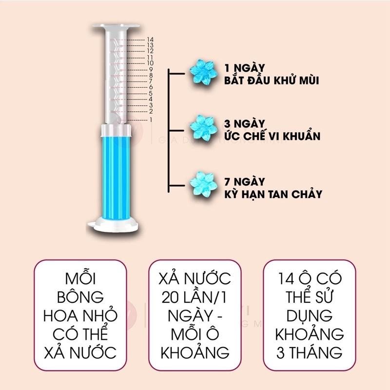 Gel Thơm Khử Khuẩn Khử Mùi Cho Bồn Cầu Nhà Vệ Sinh Với 6 Loại Hương Thơm Dể Chịu