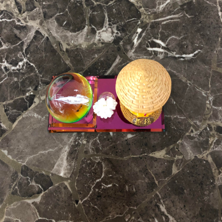 Tượng phật pha lê cao cấp trên ô tô 72593