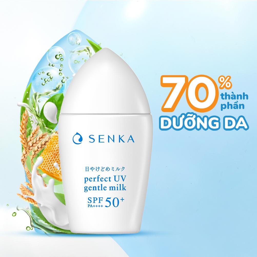 Sữa Chống Nắng Senka Perfect UV Gentle Milk 40ml