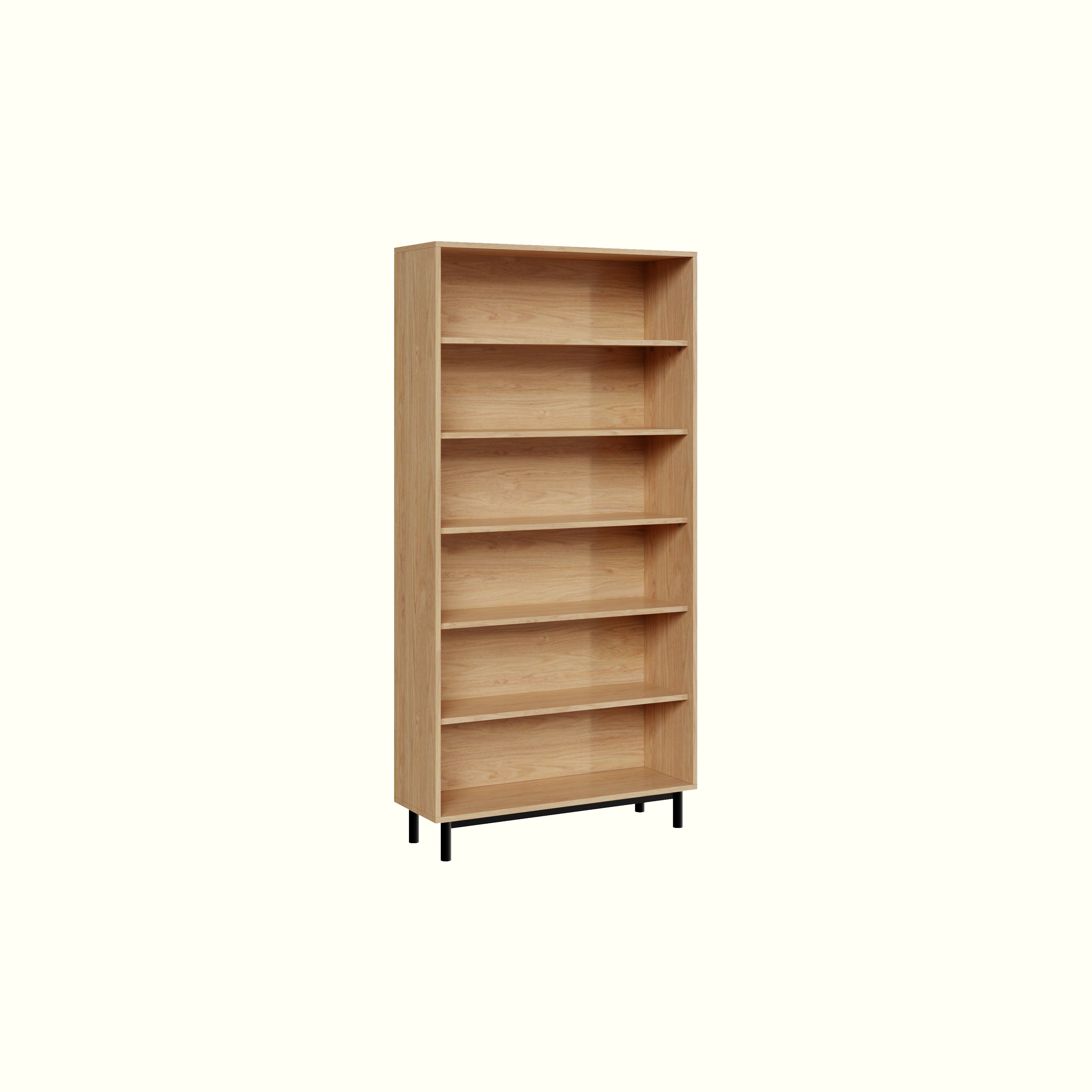 [Happy Home Furniture] CATY  , Kệ sách 6 tầng - chân sắt ,  90cm x 30cm x 180cm (DxRxC), KSA_015