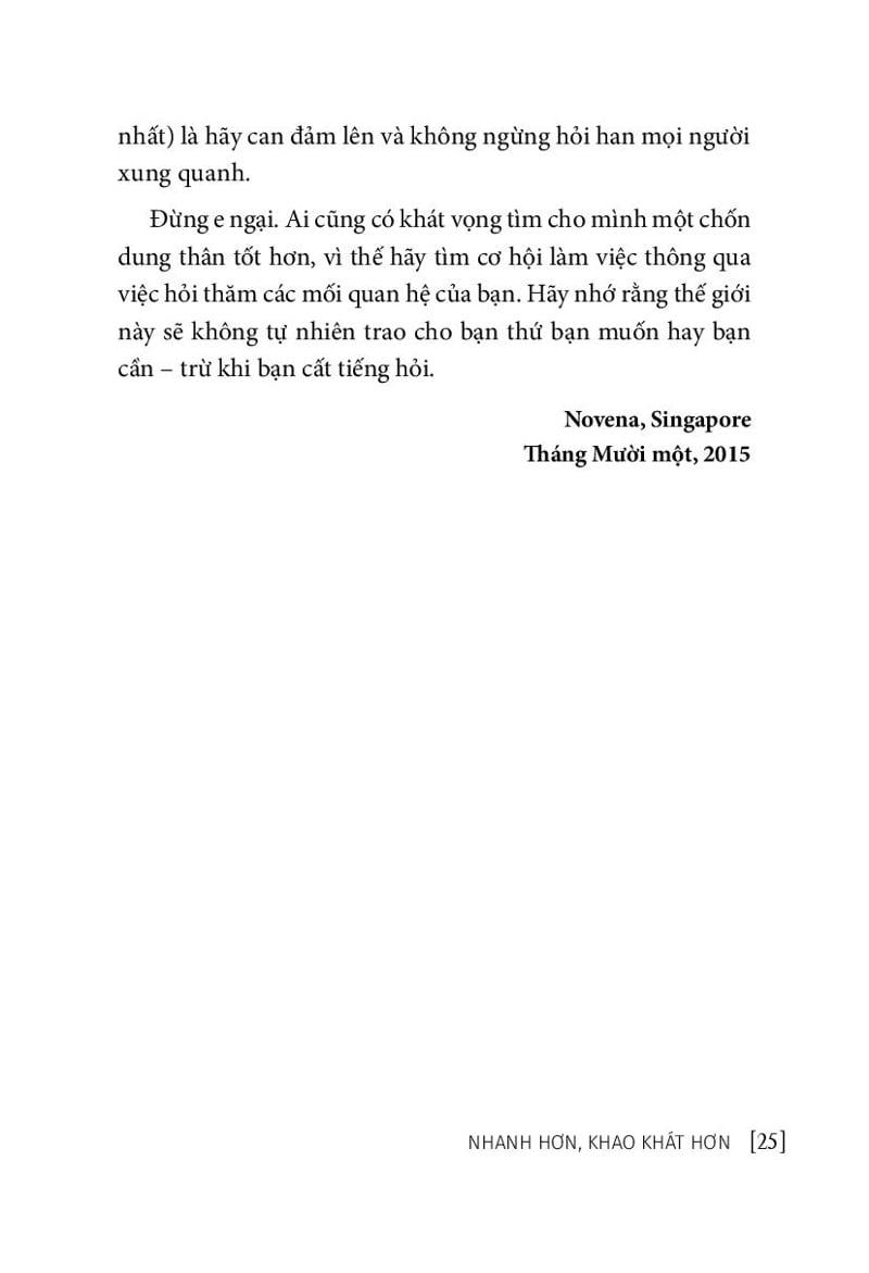 Nhanh Hơn, Khao Khát Hơn