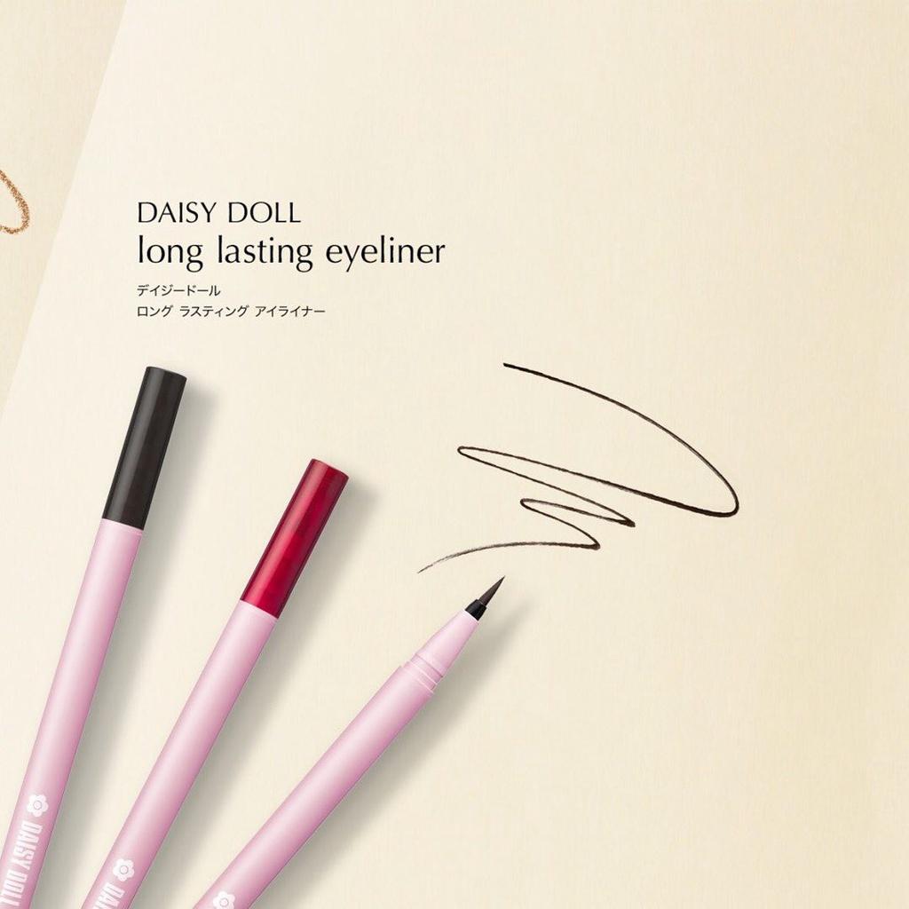 Bút Kẻ Mắt Dạng Lỏng Chống Nước Không Trôi BK Black Daisy Doll By Mary Quant Eyeliner Nhật Bản 0.5g