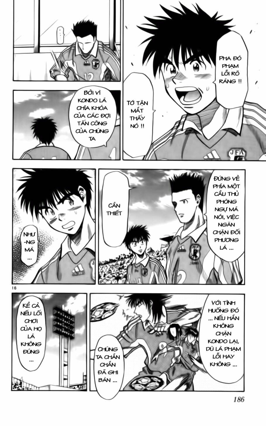 vũ điệu trên sân cỏ - fantasista chapter 62 16