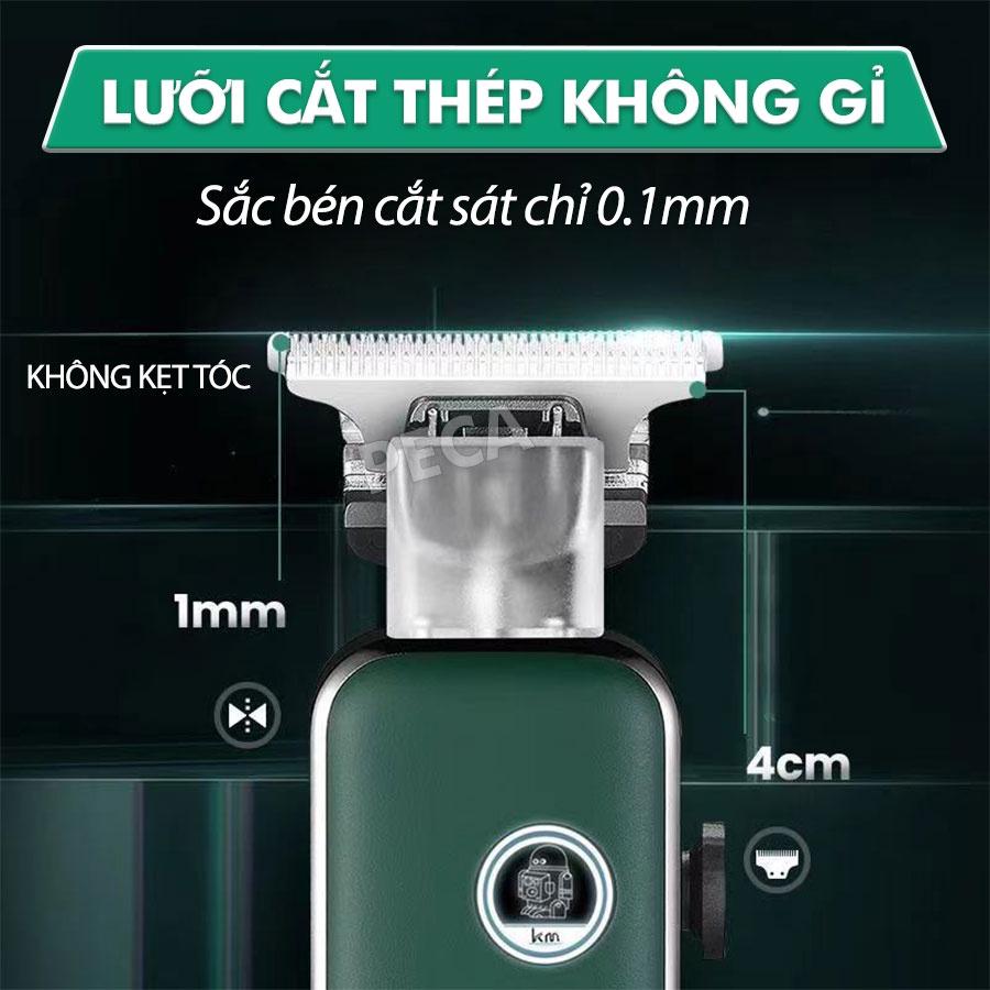 Tông đơ chấn viền Kemei KM-5098 cao cấp thiết kế nhỏ gọn dùng bấm viền, cạo đầu, cạo trắng chân tóc