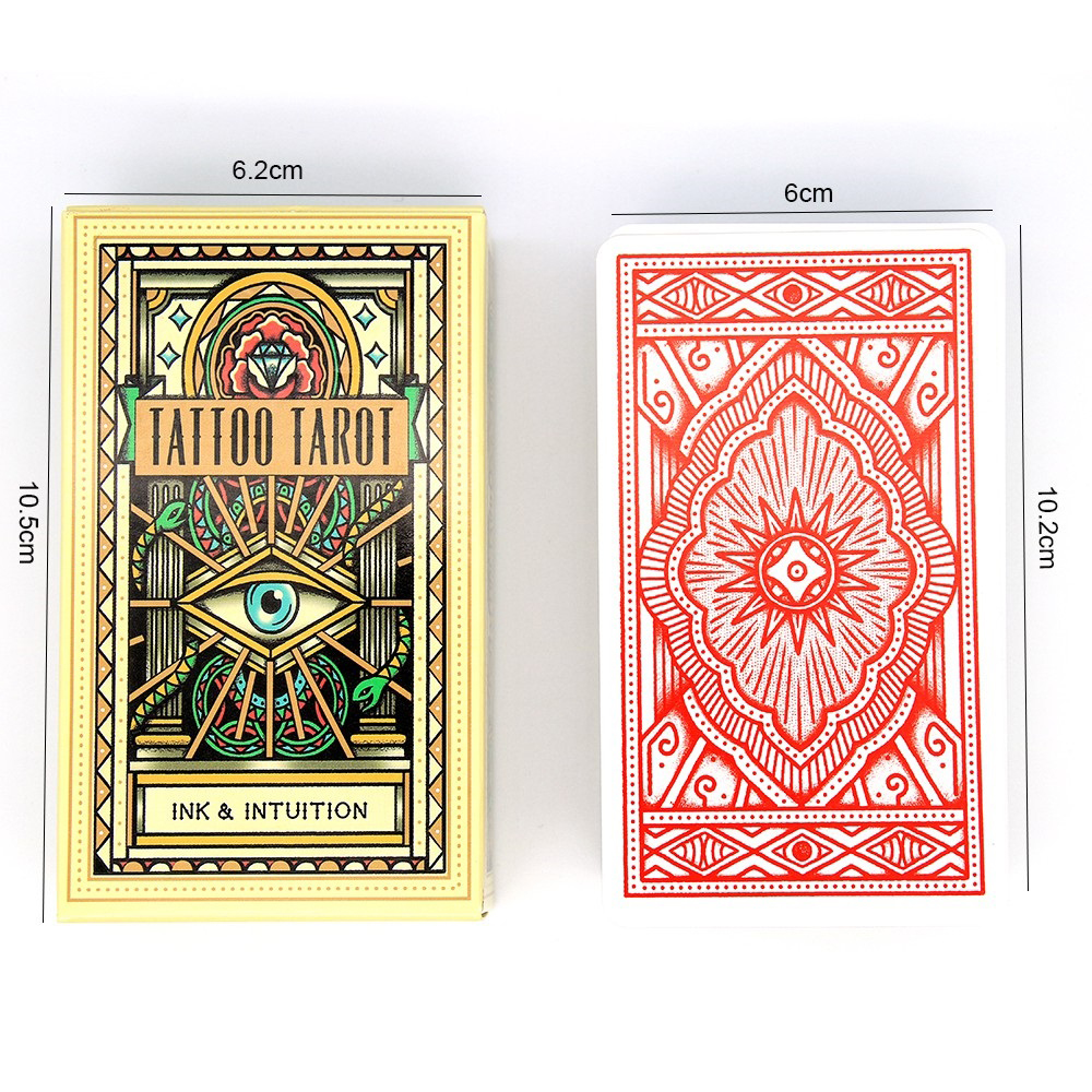 Bài Tarot Oracle Tiên Tri Tattoo Tarot Tặng Đá Thanh Tẩy