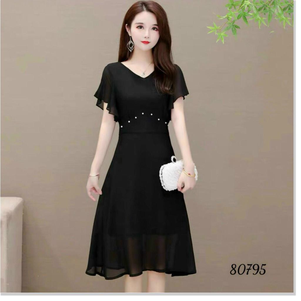 ĐẦM VOAN CHIFFON NGẮN TAY SANG TRỌNG THÍCH HỢP CHO BẠN ĐI DỰ TIỆC