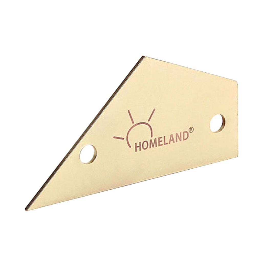 Fret Rocker Metal Fret Guitar Luthier Tool Accessory Golden