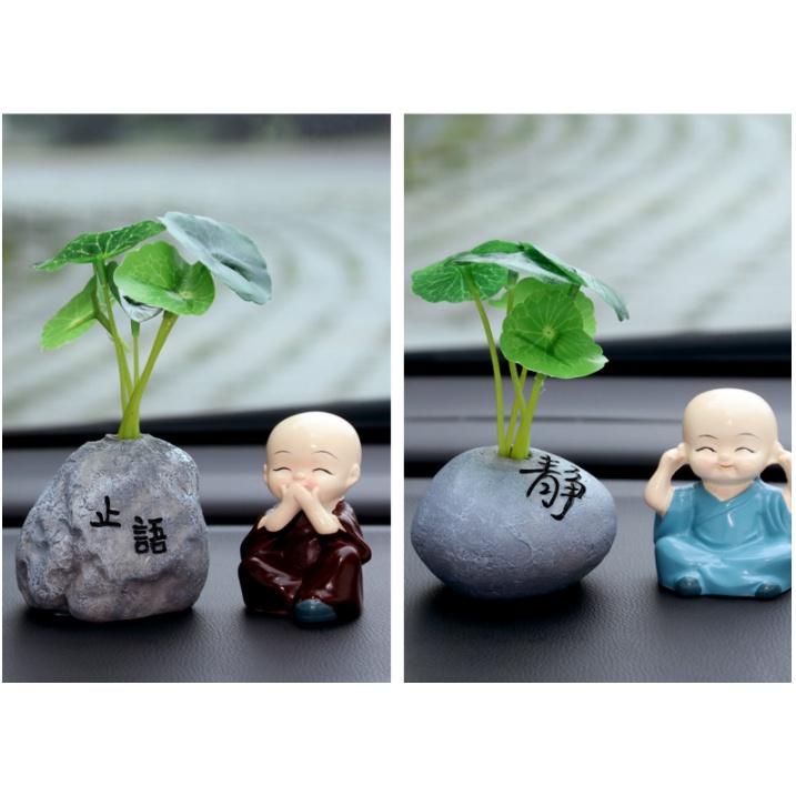 Set tượng tứ không trang trí taplo ô tô, táp lô xe hơi - Hoàng Đông Shop