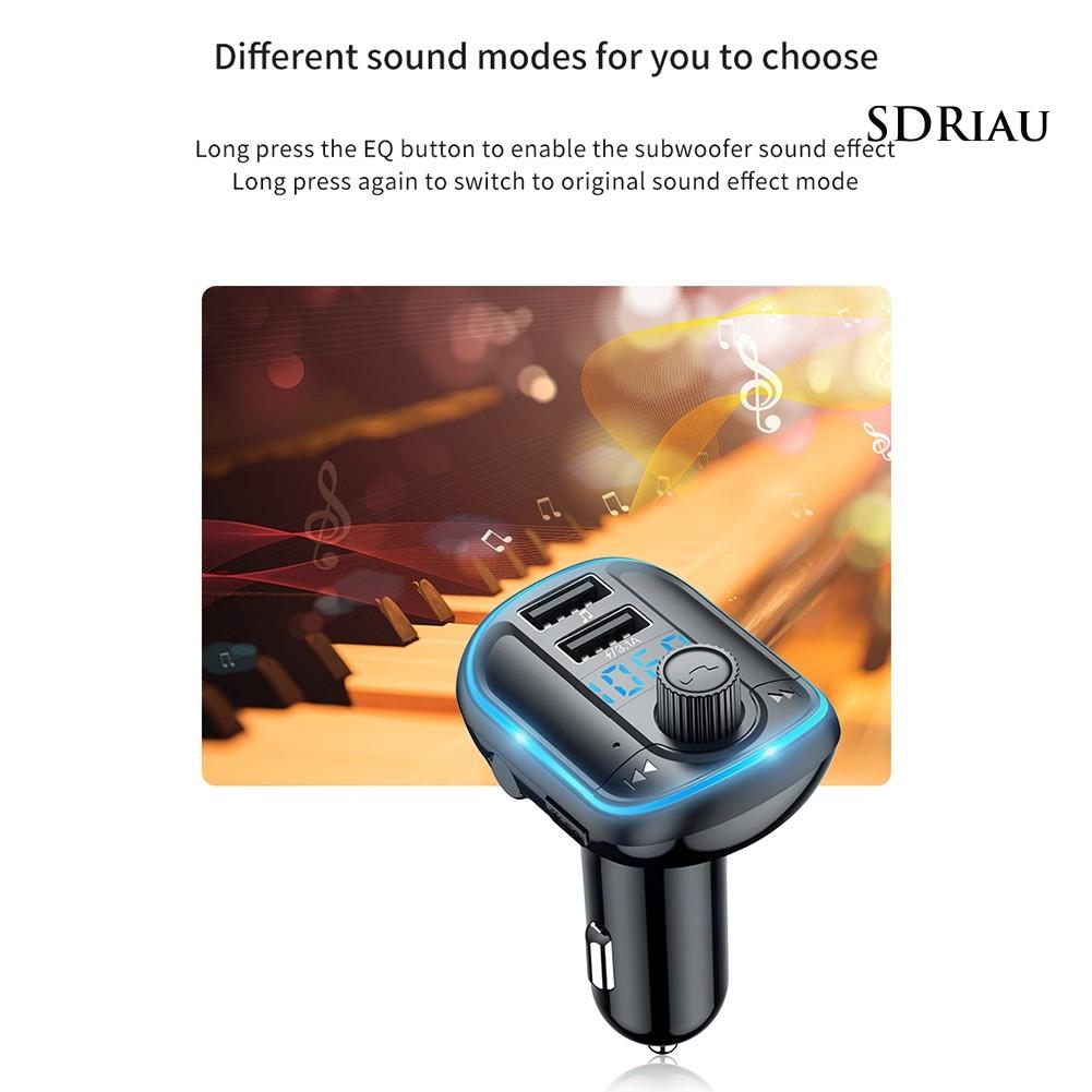 Bộ Sạc Bluetooth Siêu Trầm Đa Năng Trên Xe Hơi Qcd_T8295
