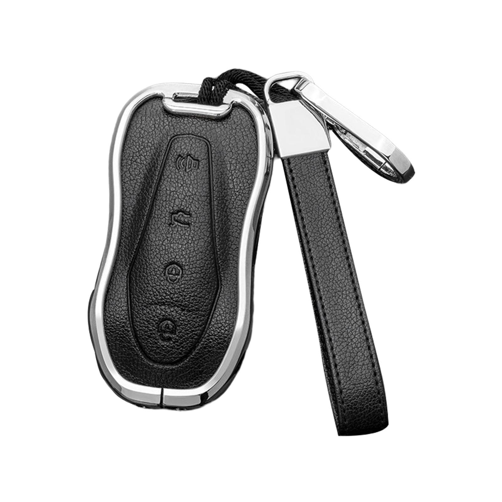 Key Fob Key Case Fashion Full Cover Remote Key Shell Case Soft Replacement