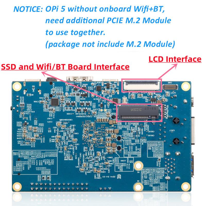 Cam Pi 5 16GB RK3588S Đơn Bảng Máy Tính Mô-đun PCIE WiFi Bên Ngoài BT SSD Cam Pi5 Bản Demo Ban Phát Triển