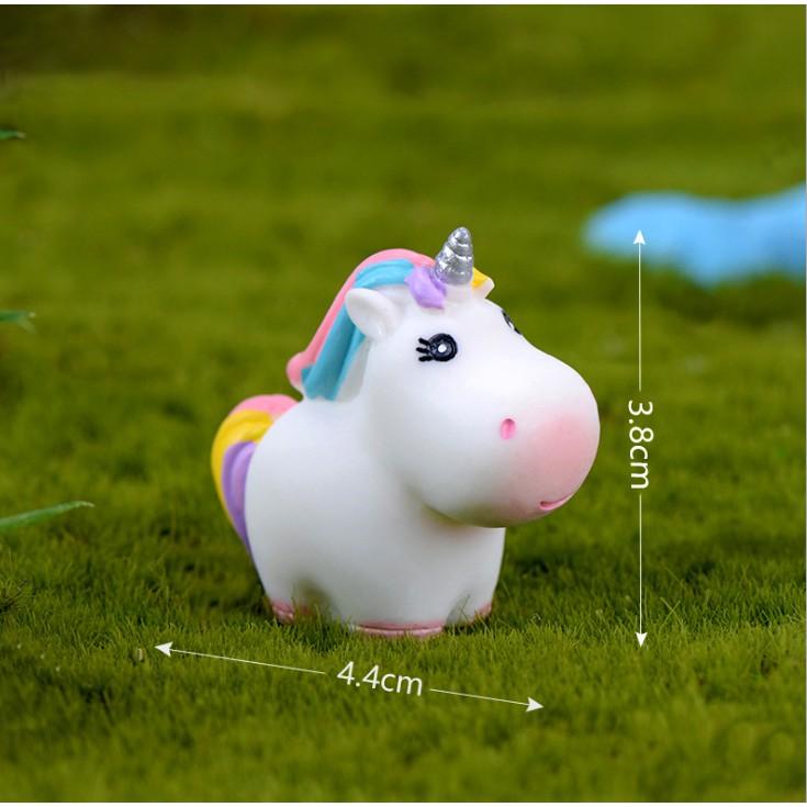 STICKER JIBBITZ gắn dép crocs, dép sục Unicorn 4D size TO