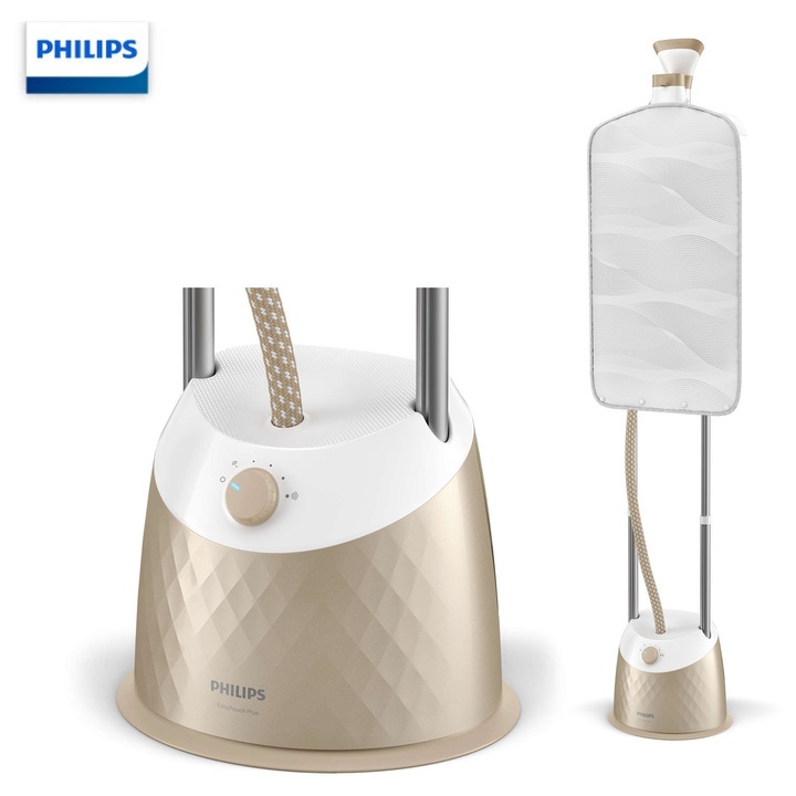 Bàn ủi hơi nước đứng nhãn hiệu Philips EasyTouch Plus GC523/68  tích hợp 5 chế độ hơi cho tất cả các loại vải - Hàng Nhập Khẩu