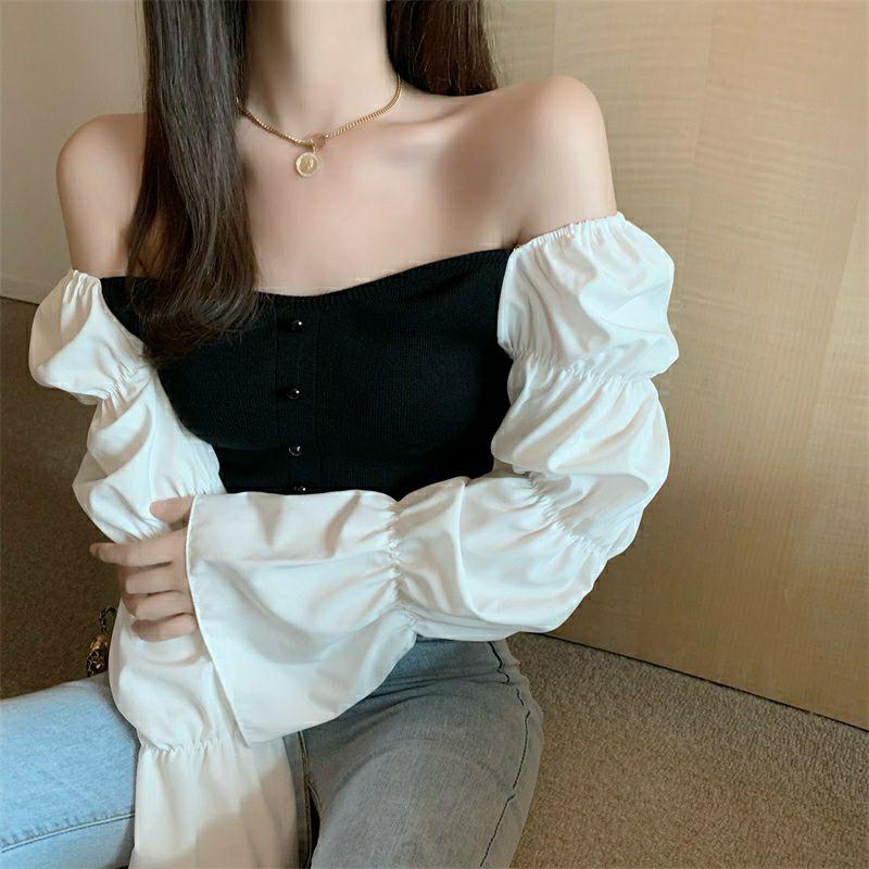Áo tay bồng cổ điển Pháp