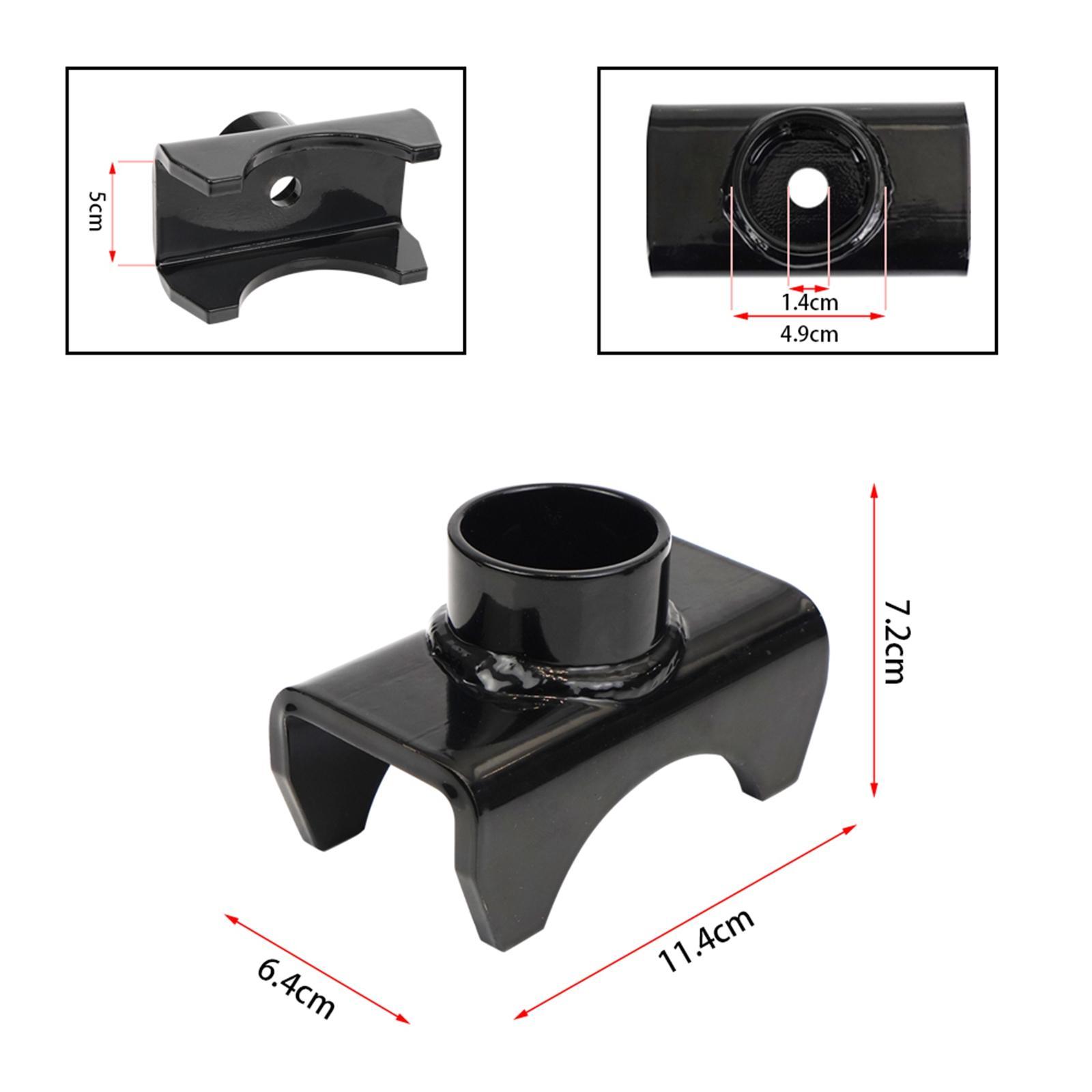 Jack Adapter, Bottle Jack Axle Adapter Lifting Saddle, Metal Bottle Jack Adapter Repair Tools Accessories, Rustproof Jack Axle Adapter