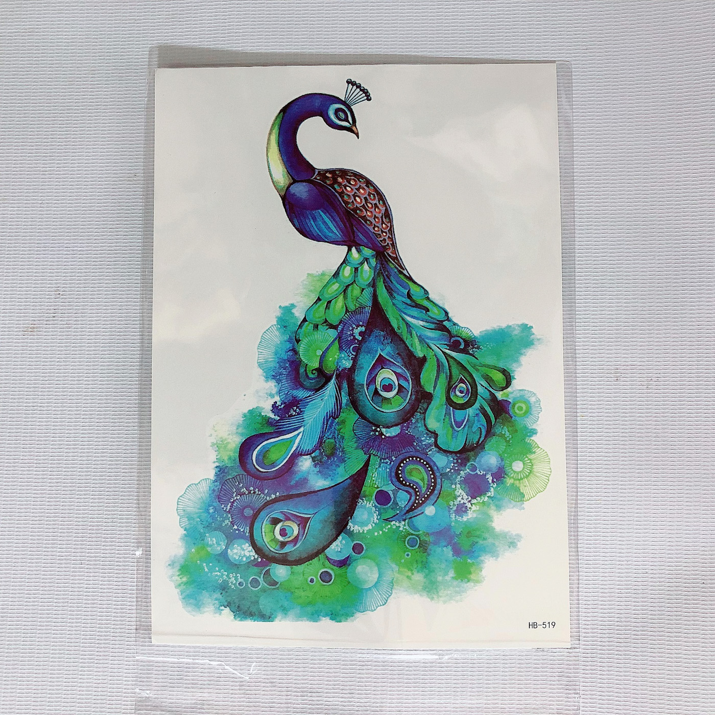 Hình xăm dán con vật quyền thế và cú mèo 15x21cm- phù hợp dán ở tay, chân, vai, ngực và bụng...