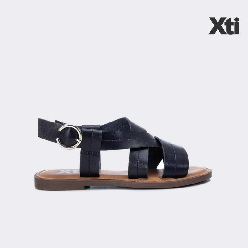 Giày Sandal Nữ XTI Black Pu Ladies Sandal