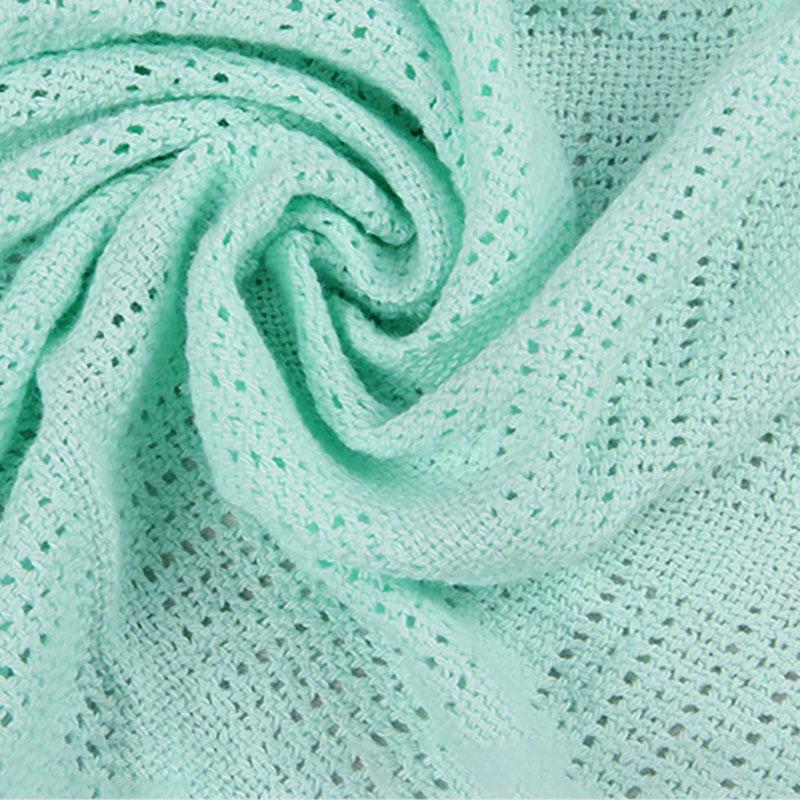 Chăn Bộ bé Cotton Đan Siêu Mềm Trẻ Em Tháng Chăn Sơ Sinh Đầm Trẻ Sơ Sinh Quấn Tắm Bé Gái Bé Trai Xe Đẩy Bao Inbakeren