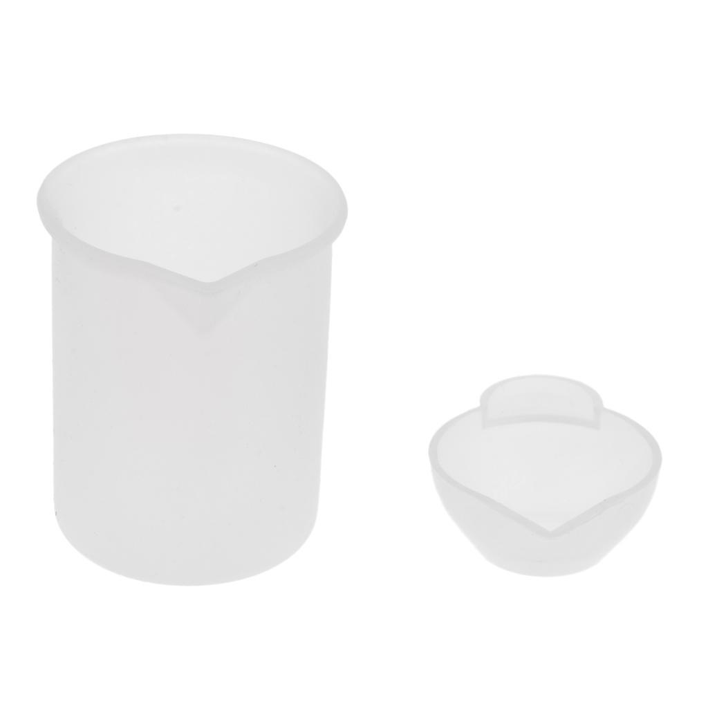 8pcs 100ml Silicone Resin Mixing Cup DIY Epoxy Resin Casting Moulds Tools