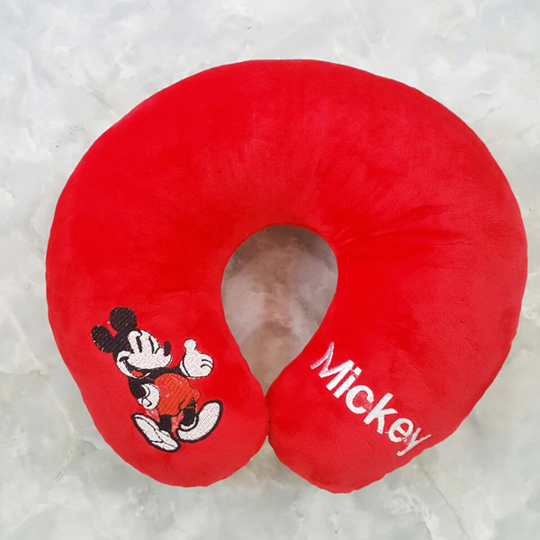 Gối Chữ U Chuột Mickey U50 (Màu Đỏ)