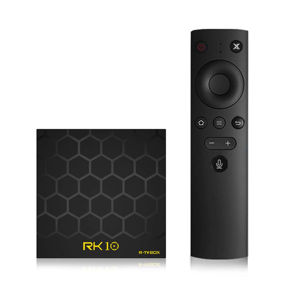 Android TV 7.1 Smart TV Box w / 2.4G cps điều khiển từ xa RK3328 Quad Core 64 bit UHD 4K VP9 H.265 2GB / 16GB RK10 Android TV 7.1