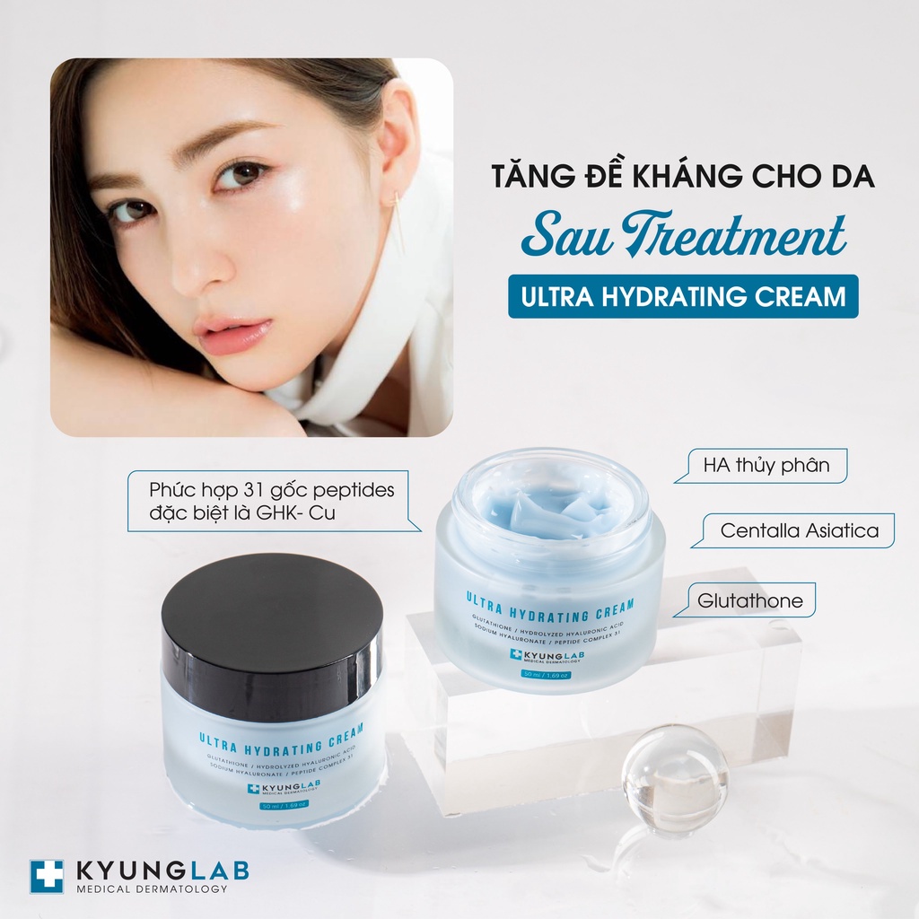 Kem dưỡng ẩm, khóa bóng phục hồi đa tầng KYUNG LAB ULTRA HYDRATING CREAM 50ml