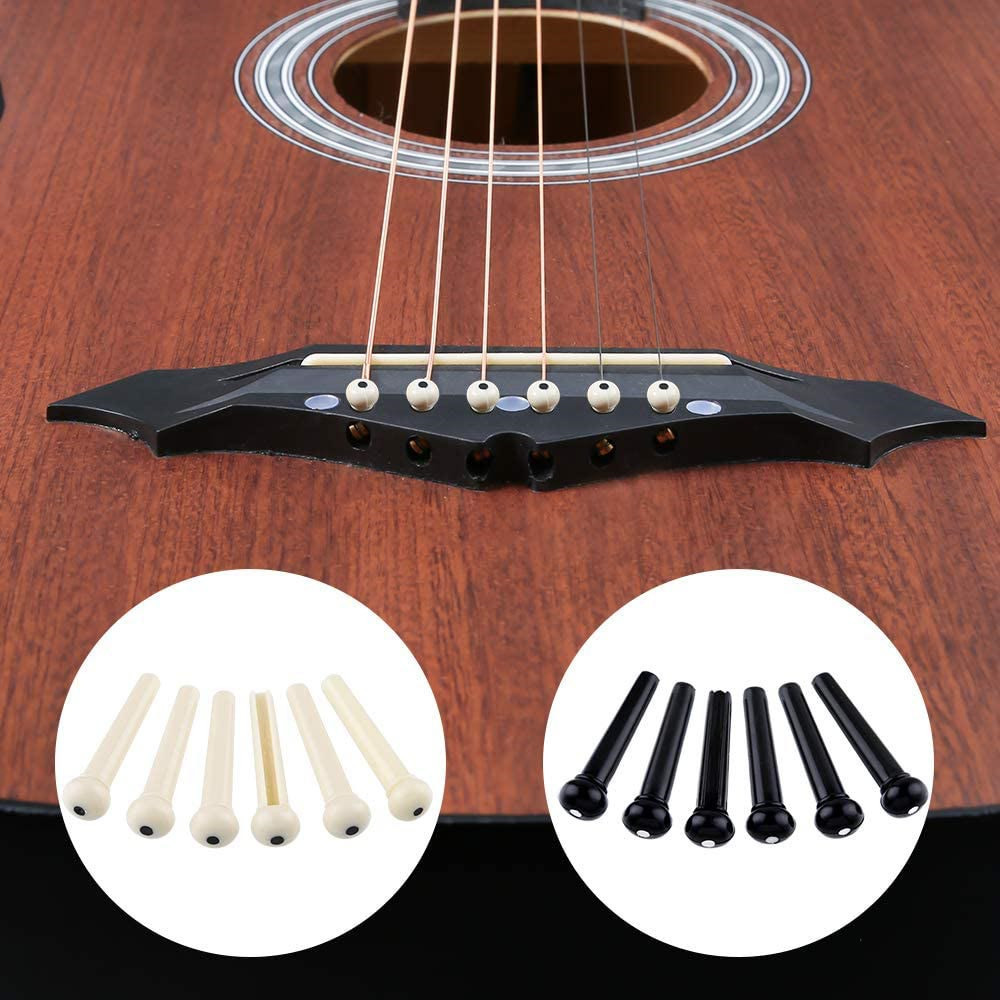 36 cái phụ kiện guitar Bộ bảo vệ ngón tay String Bộ quay số guitar nhẹ Bộ chỉnh màn hình LCD