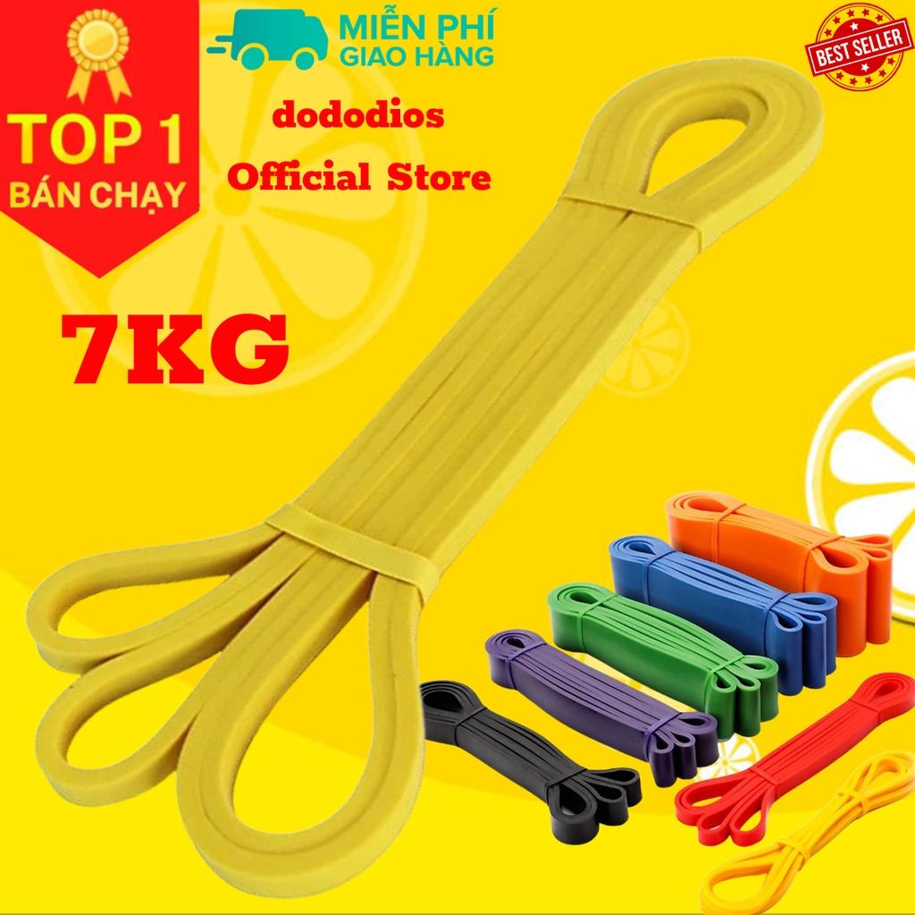 VÀNG 7KG -  Dây Cao Su Kháng Lực Powerband Tập Toàn Thân Chính Hãng dododios