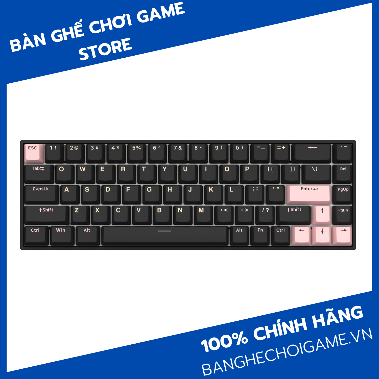 Bàn phím cơ không dây FL-Esports F12 RGB Black Olivia Kailh Box Switch - Hàng chính hãng