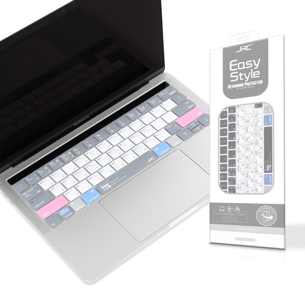 Miếng lót, Phủ Bàn Phím Macbook 3 Màu Shortcut - Chống nước, bụi bẩn - Hàng Chính Hãng JRC