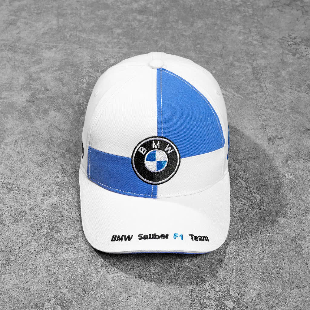 Mũ Lưỡi Trai Nón Kết BMW Team Logo Thêu Thoáng Mát Vải Kaki Cotton Form Đứng Thời Trang Cao Cấp