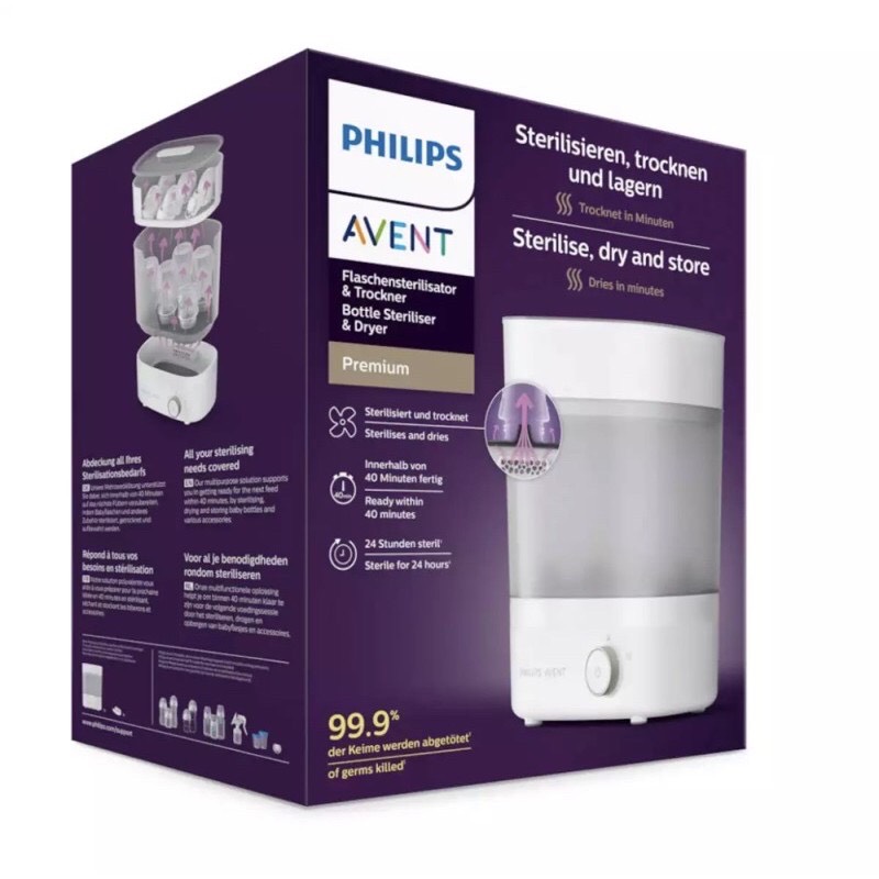 Máy Tiệt Trùng Bình Sữa Và Sấy Khô Philips Avent Starlight Plus SCF293/00